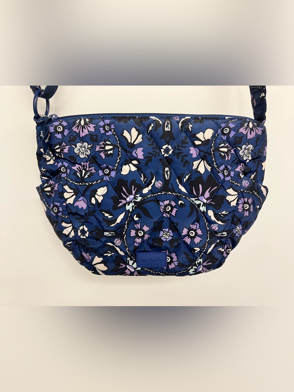 Vera Bradley Ultralight Navy Floral Crossbody Bag